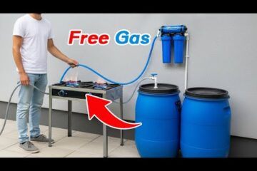No More Gas Cylinders! How I Get Free Gas All Year Long Using Two Blue Barrels + PVC Pipes