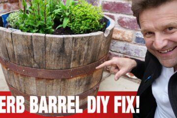 From Whisky Barrel to Herb Garden – Spring DIY Transformation
