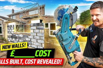 Building My DIY Extension Walls – The Cost Will Shock You 😮