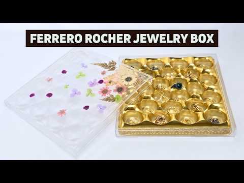 DIY Ferrero Rocher Jewelry Box | Upcycled Craft Idea