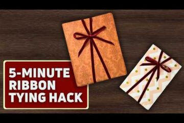 Easy 5-Minute Ribbon Tying Hack | Perfect Last-Minute Gift Idea #easy #diy #gift