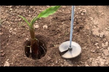 Homemade Tool For Drilling Holes – DIY Gardening Tool
