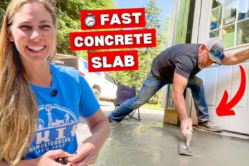 DIY Dirt to Concrete Pad TRANSFORMATION