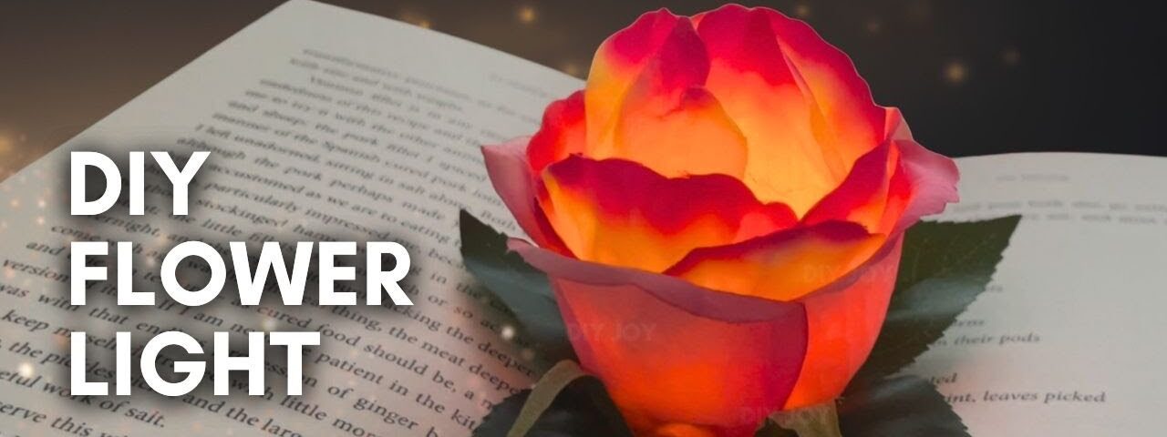 Easy DIY Flower Light Candle | How to Make a Tealight Flower Candle