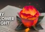 Easy DIY Flower Light Candle | How to Make a Tealight Flower Candle