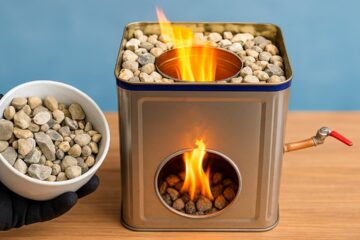 How to make a 3 in 1 sand stove. Free energy for heating. Great idea