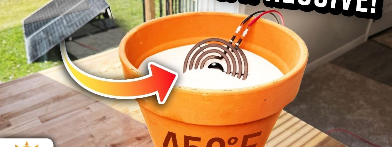 How To Create A Solar Sand Battery Heater | Free Heat This Winter!