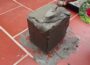 The easiest way to make flower pots from sand blocks and cement. Make flower pots at home