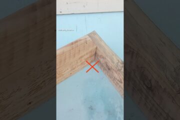 Woodworking tips and tricks! How to make a reliable corner joint for boards of different sizes