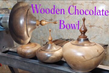 Chocolate Bowl in Wood – handmade Woodturning