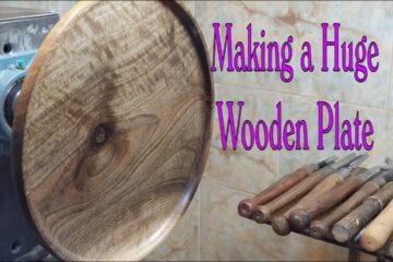 Satisfying Woodturning – Huge Plate