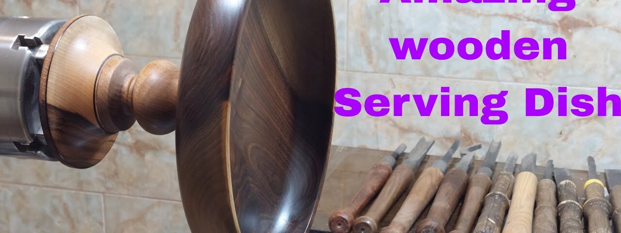 The Charm of Woodturning: Unique Wooden Serving Dish