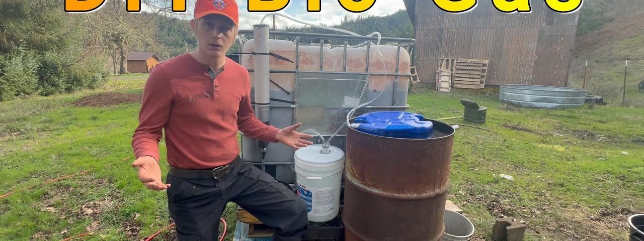 How to Make a Low-Cost Bio Digester with an IBC tote , Easy DIY Biogas