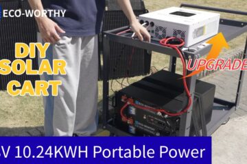 DIY ECO-WORTHY Solar Cart Part 2 – Double Battery Power Upgrade! ⚡ DIY ECO-WORTHY Solar Cart Part 2 – Double Battery Power Upgrade! ⚡
