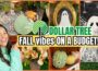 Quick & Easy DOLLAR TREE FALL DIYs & Thrift Store Finds!