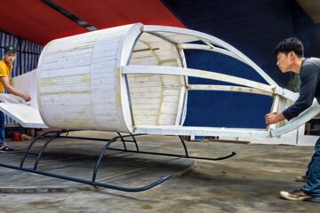 Man Builds Amazing Full-Size HELICOPTER from Styrofoam | Start to Finish