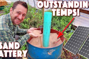Heating Our Greenhouse With Solar And Sand! How To Make A Sand Battery