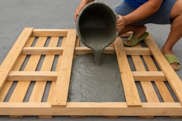 Amazing Creations From Cement and Wooden Pallets, DIY Easy, Practical for You