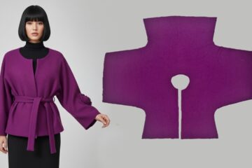 💥 Super Easy No-Pattern | Sewing One-Piece Oversized Coat