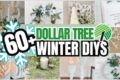 Top Winter Decor DIYs You HAVE to Try! ❄️ Dollar Tree Winter Decor on a BUDGET (Full Compilation)