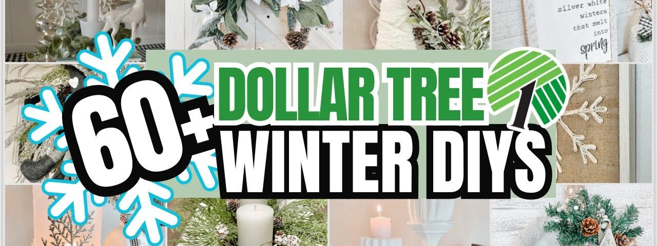 Top Winter Decor DIYs You HAVE to Try! ❄️ Dollar Tree Winter Decor on a BUDGET (Full Compilation)