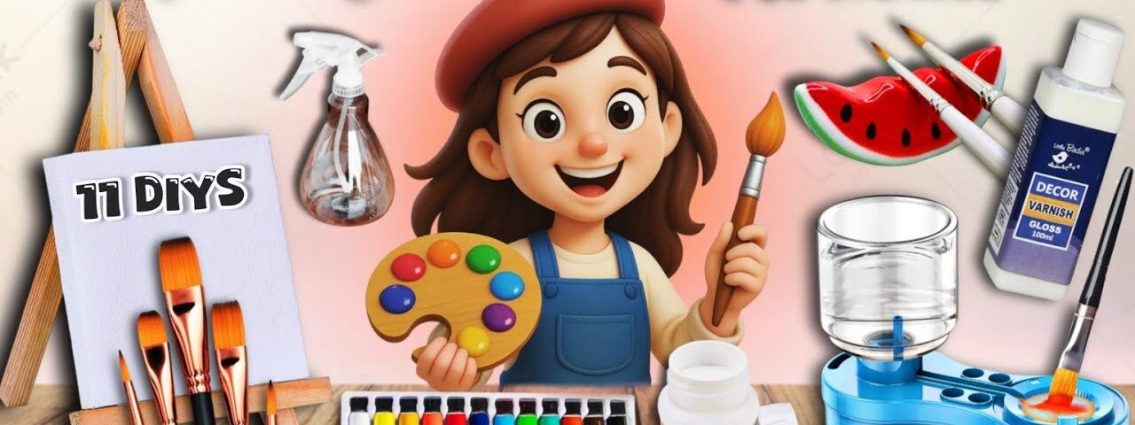 “DIY painting kit (11 budget friendly DIY ideas!💡) Shifa Craft