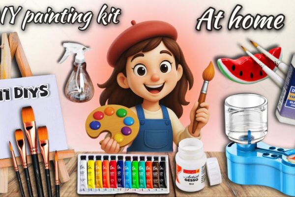 “DIY painting kit (11 budget friendly DIY ideas!💡) Shifa Craft
