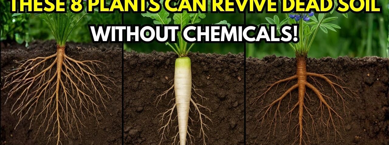 Revive Dead Soil With These 8 Plants – No Chemicals Needed