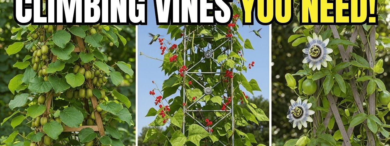 Top 10 Perennial Edible CLIMBING Vines for Small Vertical Gardens 🌿
